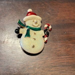 Snowman Pin